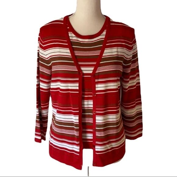 Grace Petite Knit Top Set Sz P/M - Picture 1 of 16